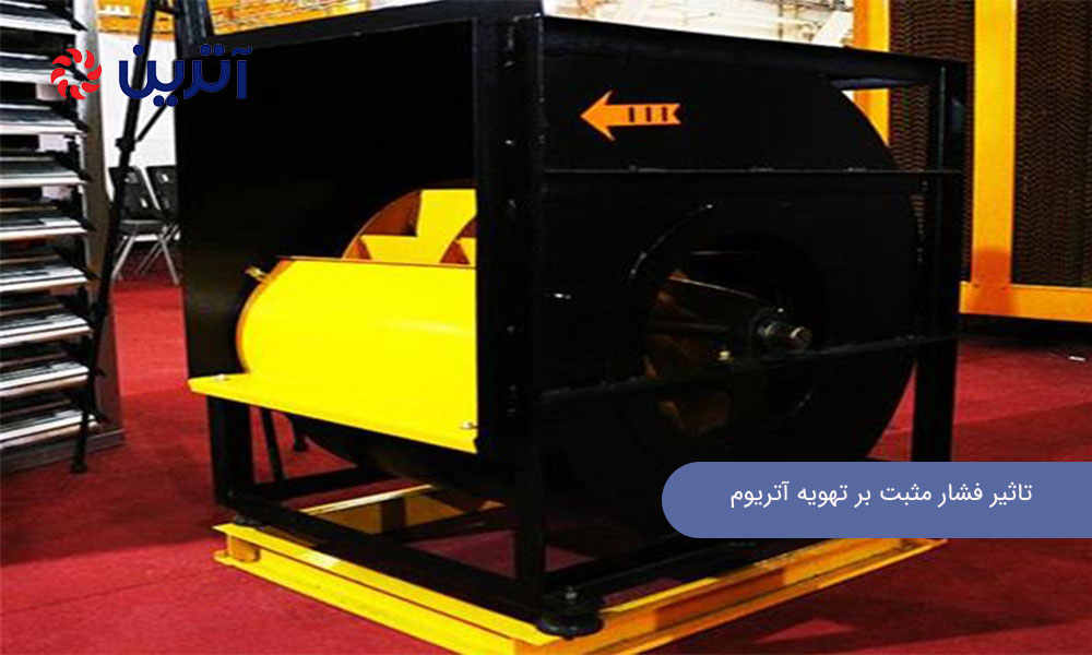 تاثیر فشار مثبت بر تهویه آتریوم