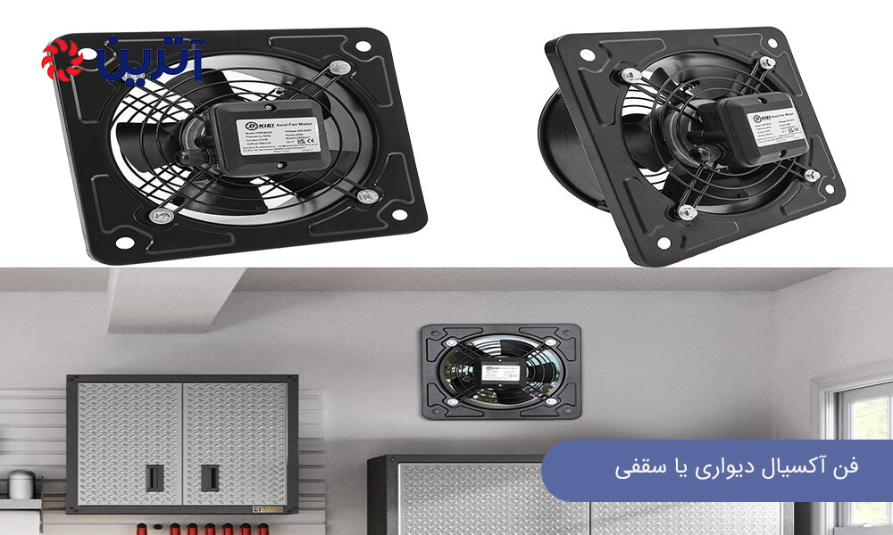 فن آکسیال دیواری یا سقفی