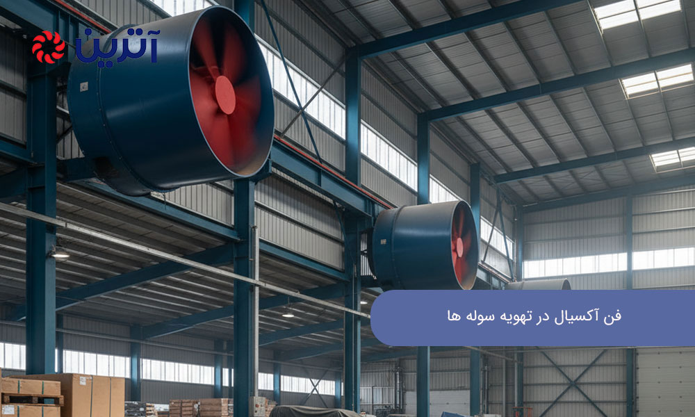 فن آکسیال در تهویه سوله ها